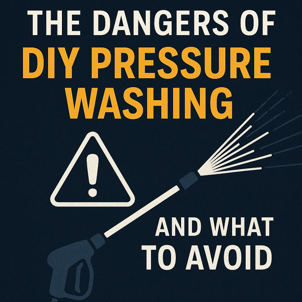 The dangers of DIY pressure washing and what to avoid